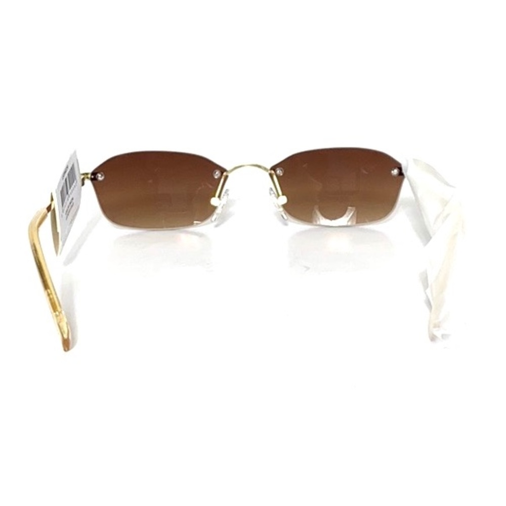 Le Specs Adolfo Antique Gold Metal Frame Sunnies - Picture 3 of 6